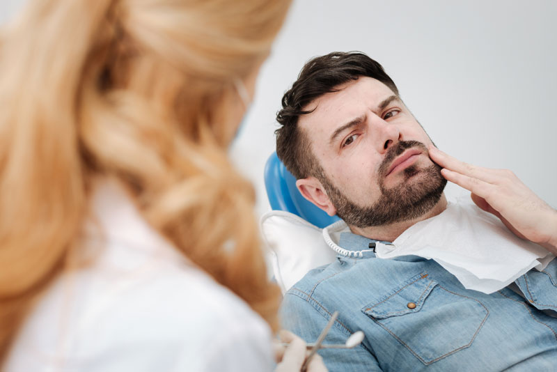 Dental Patient With Peri-Implantitis