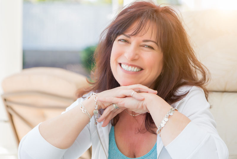 Dental Patient After Dental Implant Procedure