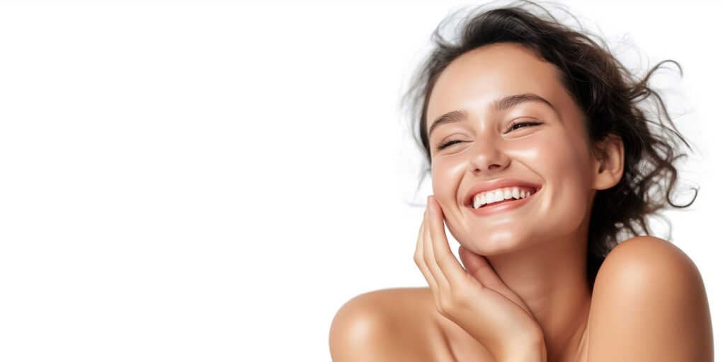 Beautiful women with gorgeous skin