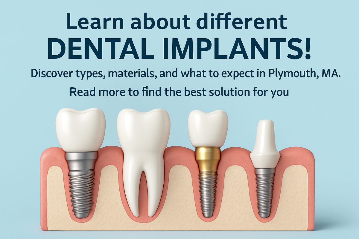 Close-up image of dental implant components, including the implant fixture, abutment, and crown, clearly labeled with corresponding dental implant names, set against a clean, modern background. No text on the image.