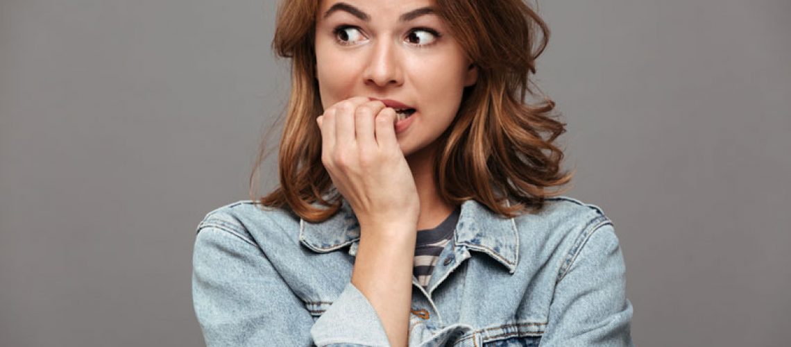 a dental patient worried about a dental procedure